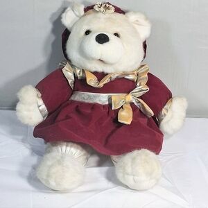 Plush Creations 1993 Vintage 18" Lady Teddy Bear